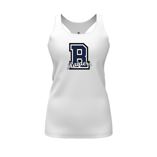 [FT0TRBWH-FYS-LOGO2] Decker Racerback Tank Top (Female Youth S, White, Logo 2)