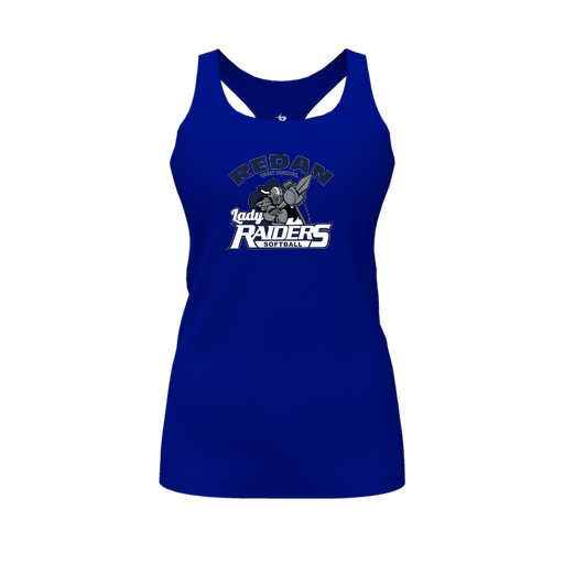 [FT0TRBRY-FYS-LOGO1] Decker Racerback Tank Top (Female Youth S, Royal, Logo 1)