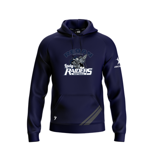 [FOLHSMNV-YXS-LOGO1] Decker Summit Hoodie (Youth XS, Navy, Logo 1)