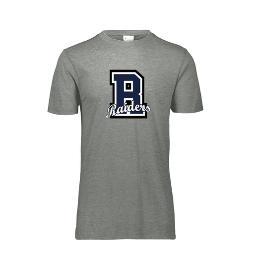 [FTSCUBGY-AS-LOGO2] Decker Men's Tri-Blend T-Shirt - Short Sleeve (Adult S, Gray, Logo 2)