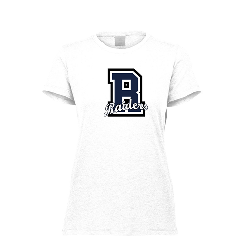 [FTSCUBWH-FAXS-LOGO2] Decker Women's Tri-Blend T-Shirt - Short Sleeve (Female Adult XS, White, Logo 2)