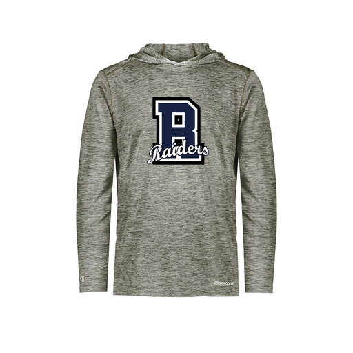 [FOLHCGGY-AS-LOGO2] Decker Men's Charge Hoodie (Adult S, Gray, Logo 2)