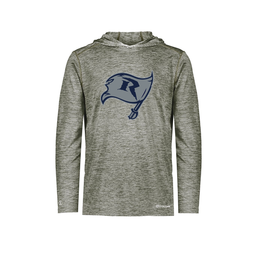 [FOLHCGGY-AS-LOGO3] Decker Men's Charge Hoodie (Adult S, Gray, Logo 3)