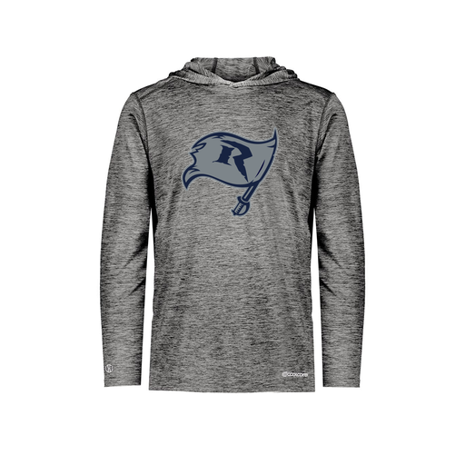 [FOLHCGBK-YS-LOGO3] Decker Youth Charge Hoodie (Youth S, Black, Logo 3)