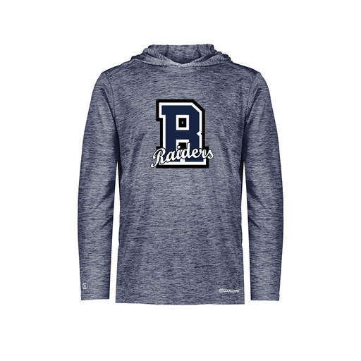 [FOLHCGNV-YS-LOGO2] Decker Youth Charge Hoodie (Youth S, Navy, Logo 2)